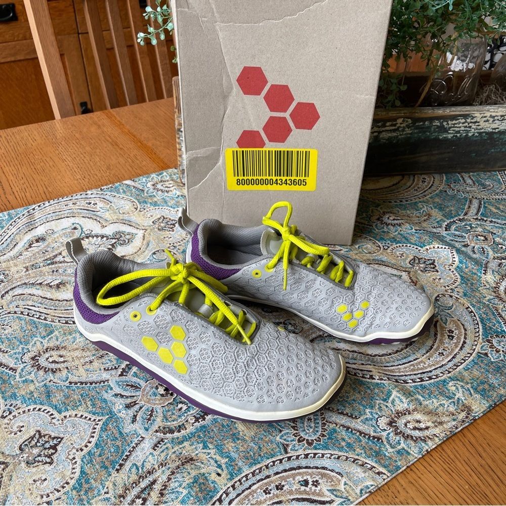 Vivobarefoot Evo Lite L Silver Lime 3M Mesh 40EU 9 US